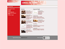 Tablet Screenshot of conselldeciutat.vicentitats.cat